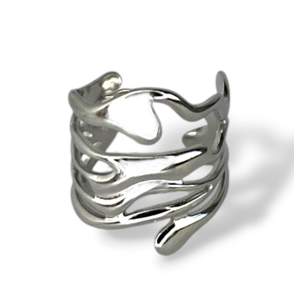 Anillo Golden Waves