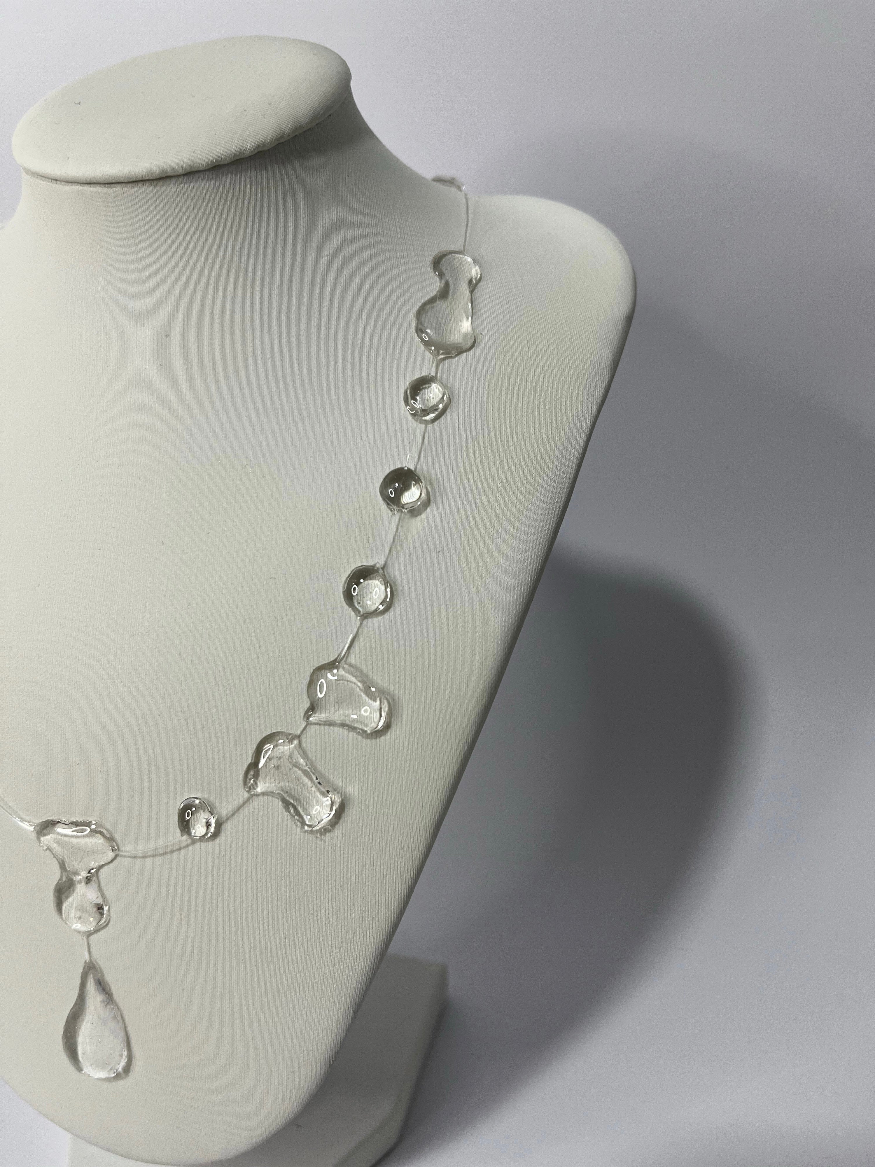 Collar ondas de cristal