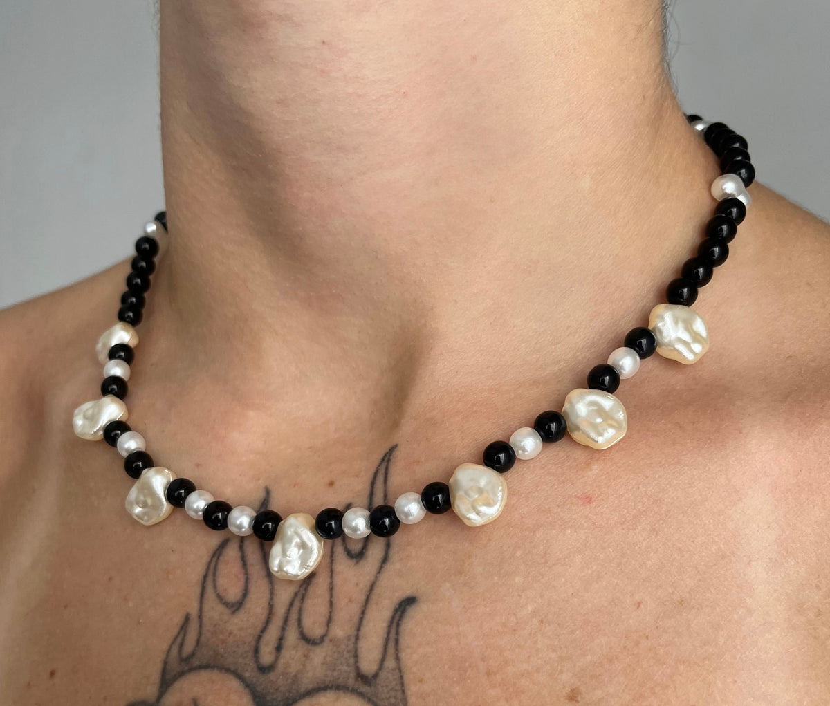 Collar Black Pearl