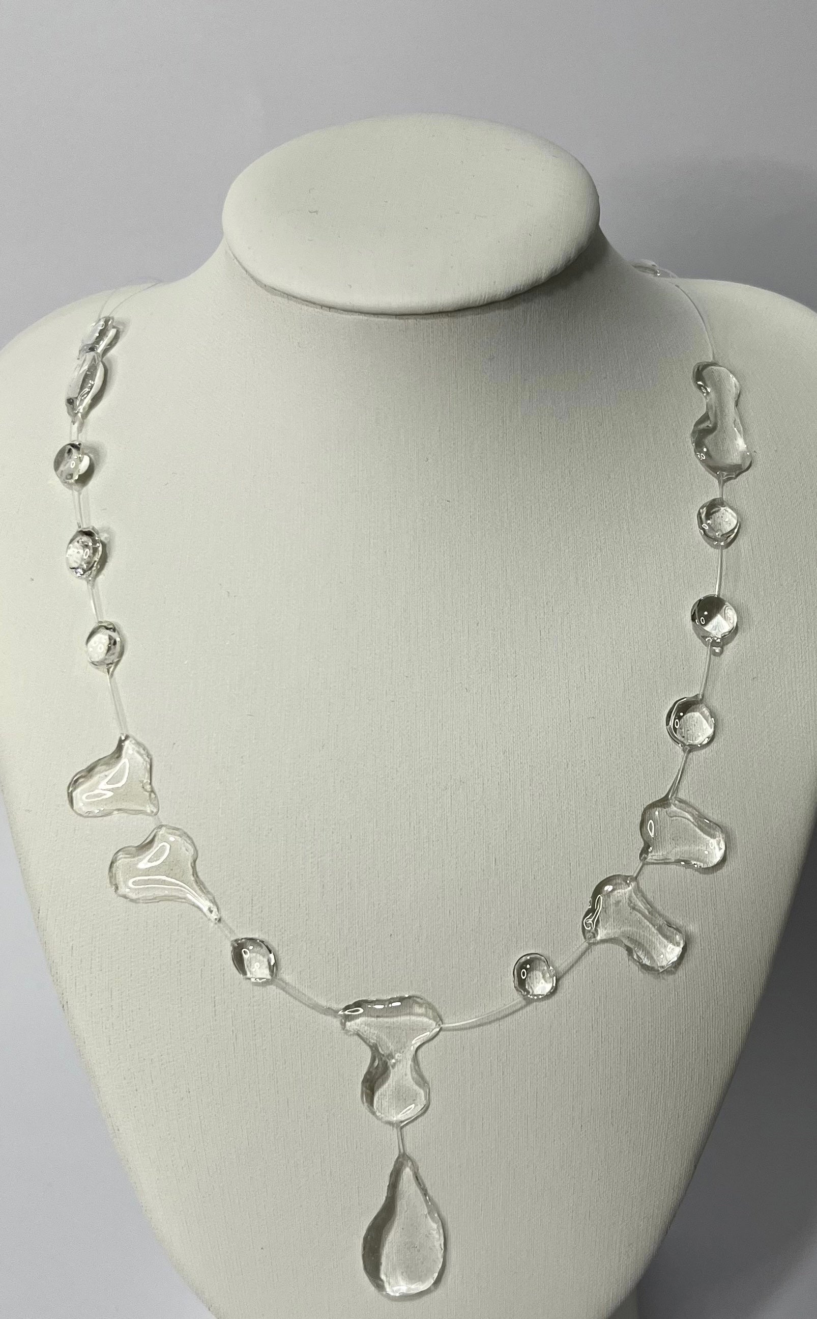 Collar ondas de cristal