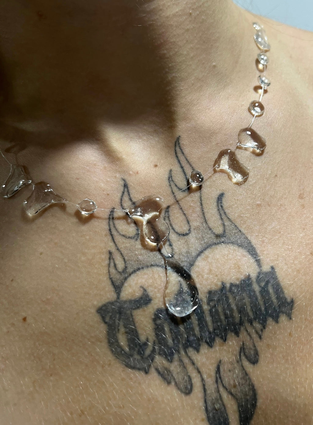 Collar ondas de cristal