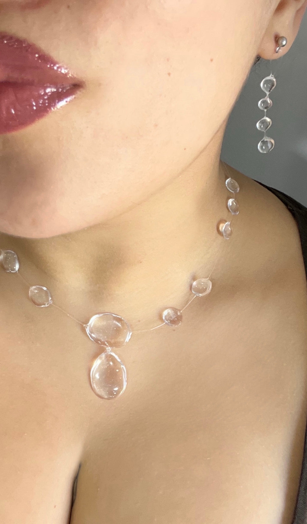 Pendientes Burbujas de cristal