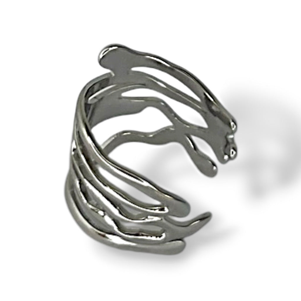 Anillo Golden Waves