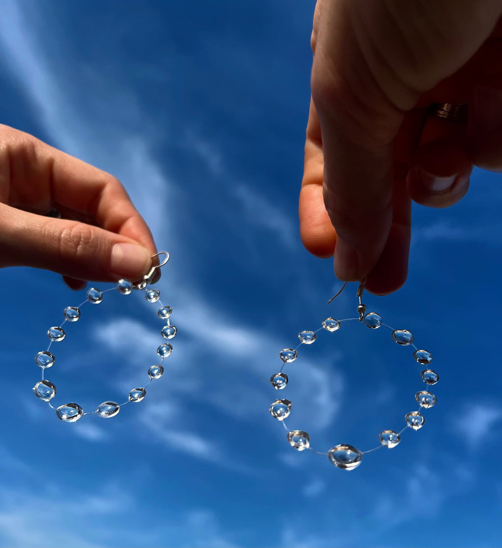 Pendientes Liquid Hoops