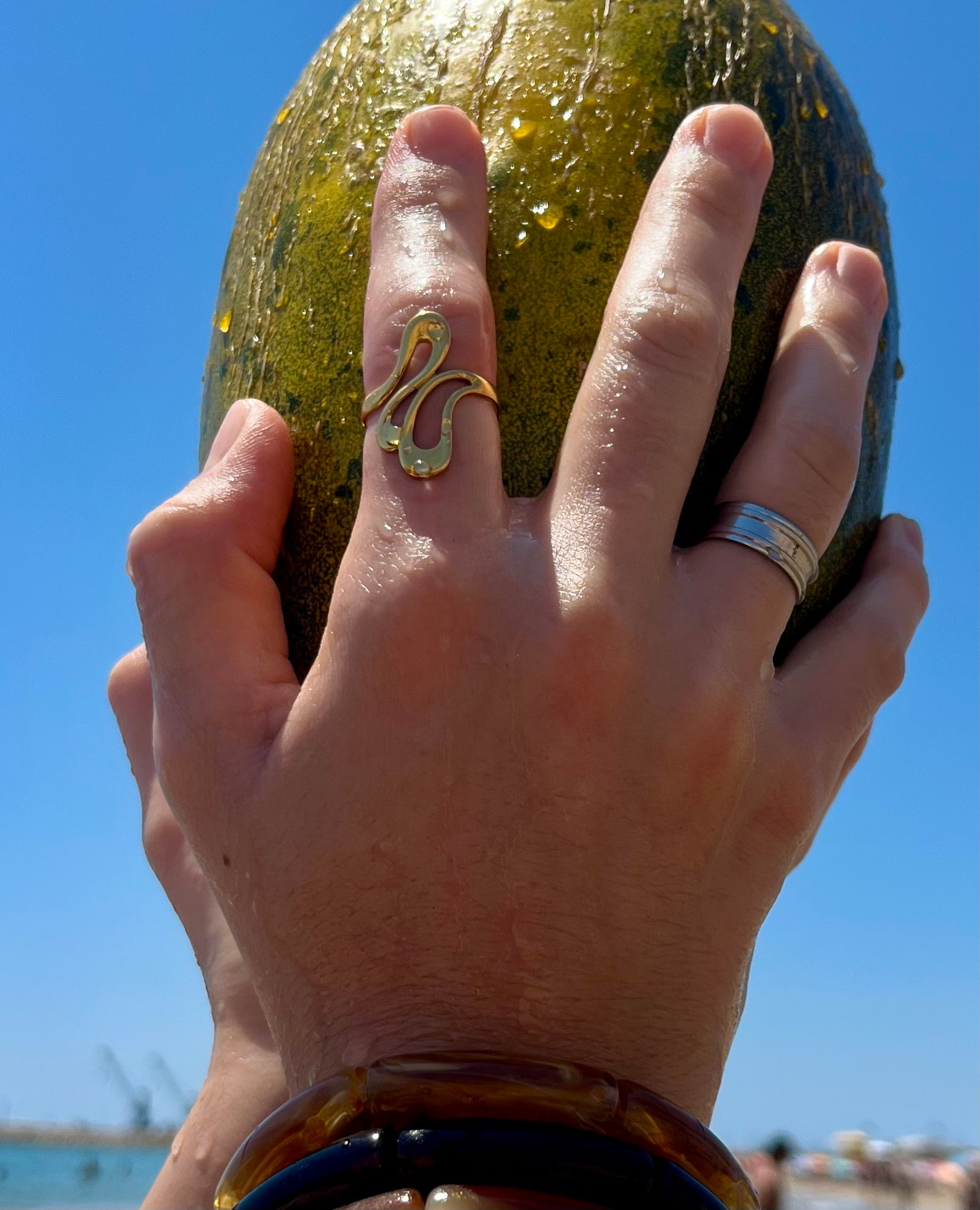 Anillo línea fluida
