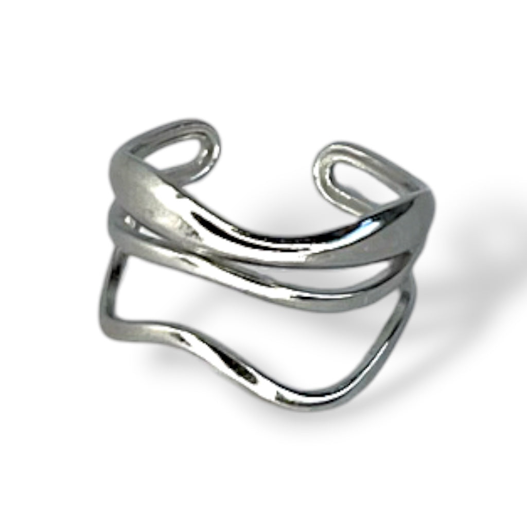 Anillo Silver Flow